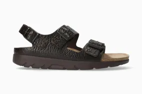 Mephisto Mens Zeus Fit Sandals - Black Buffalo