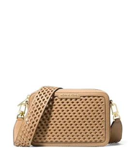 MICHAEL Michael Kors Jet Set Medium Camera Bag Woven Strap