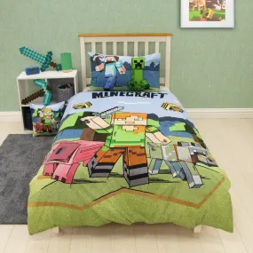 Minecraft Adventure Duvet Cover