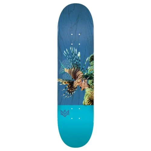 Mini Logo Poison Lion Fish Skate Deck  Comes with a sheet of FREE grip tape