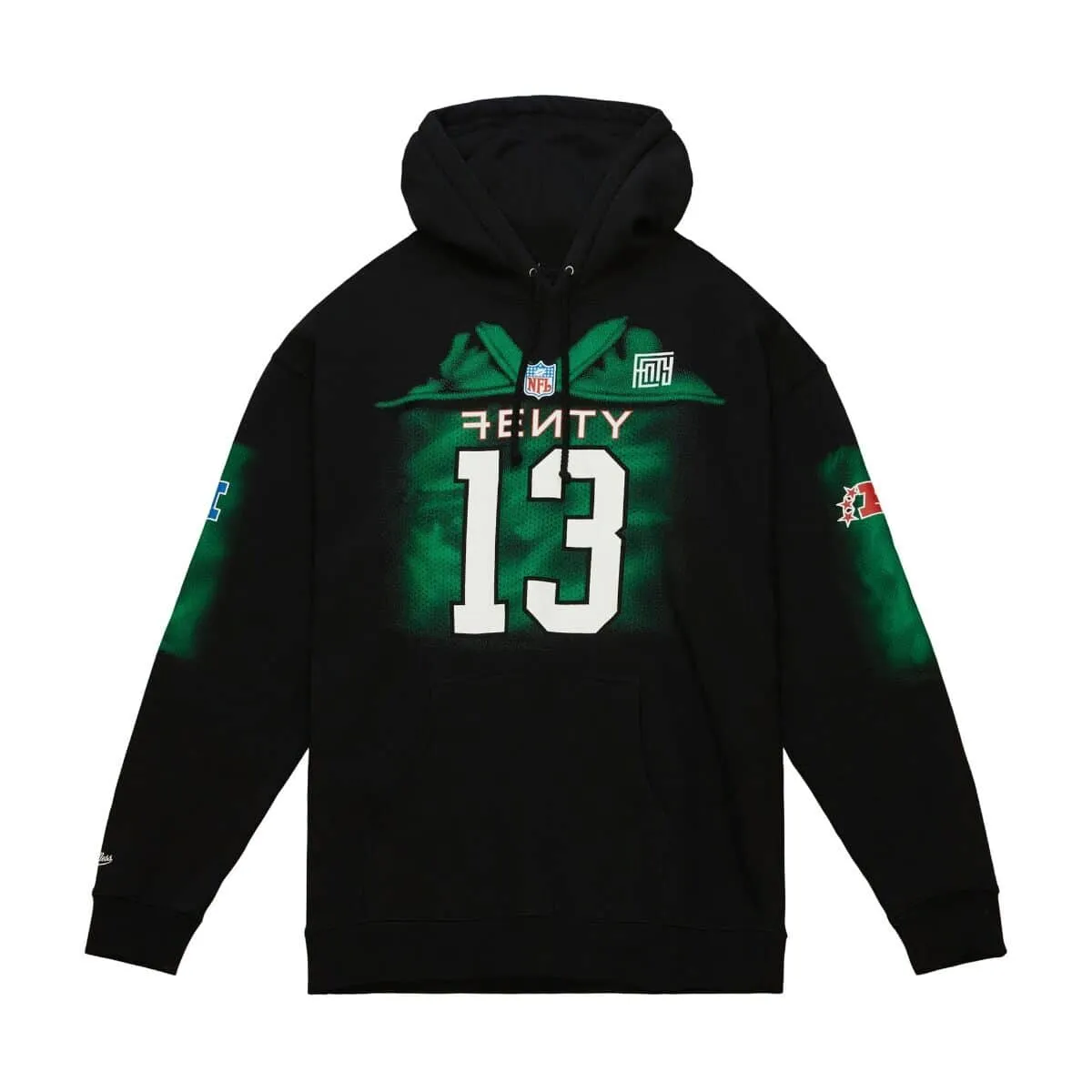 M&N x Fenty Jersey Hoodie (Black)