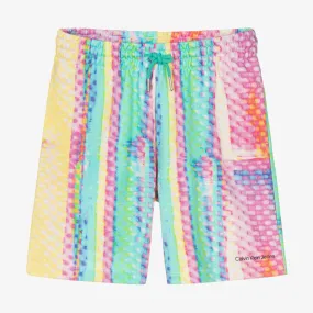 Multicolour Cotton Jersey Shorts