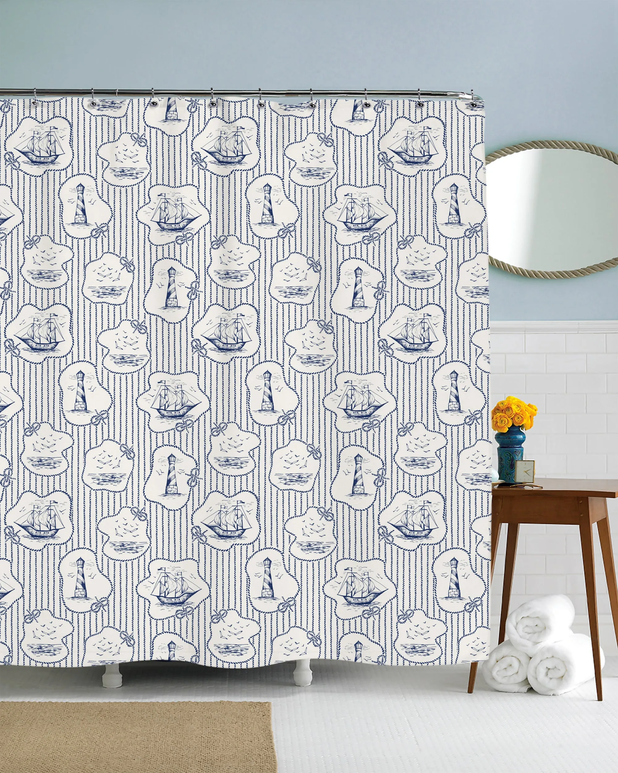 Nautical Shower Curtain