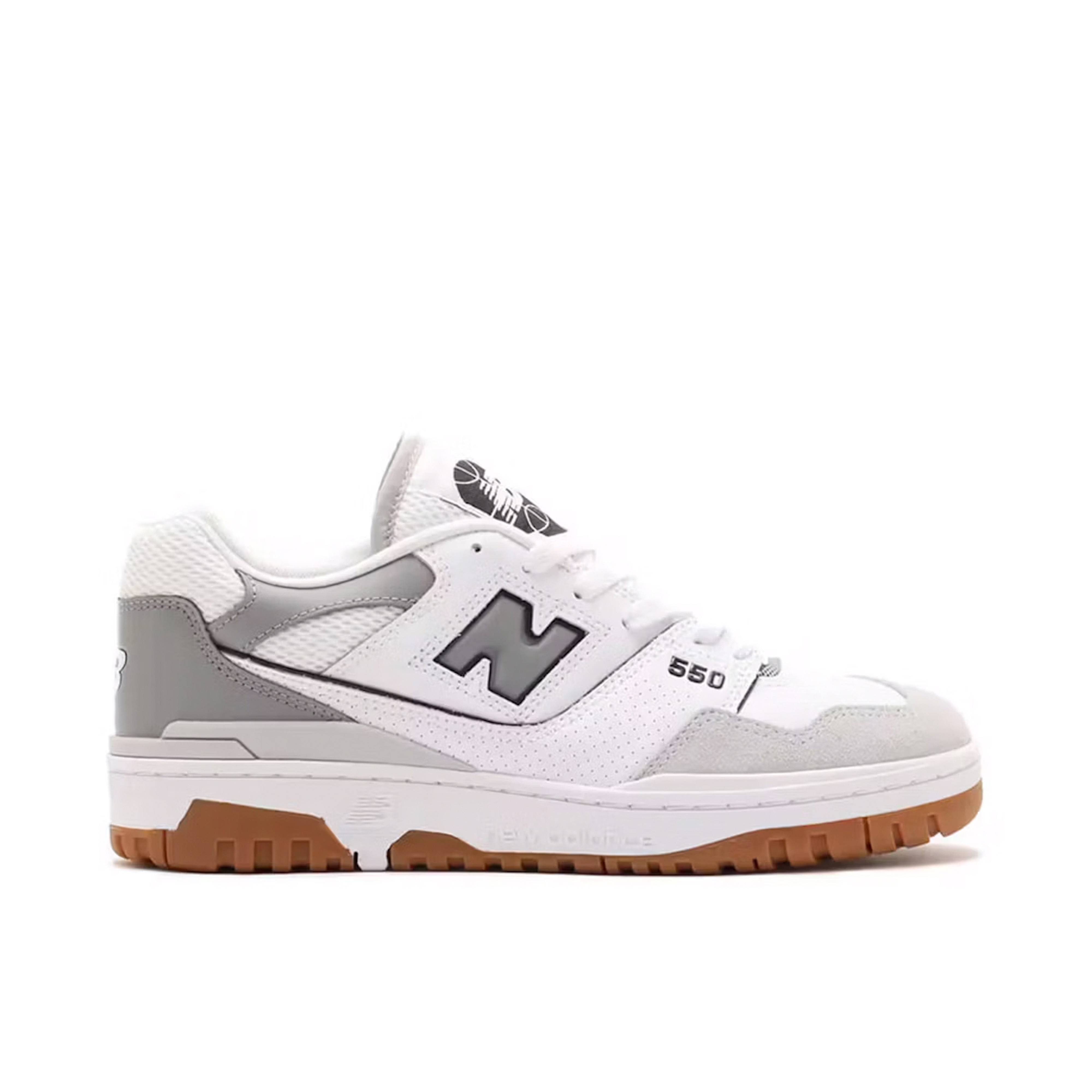 New Balance 550 White Slate Grey | BB550ESC | Laced