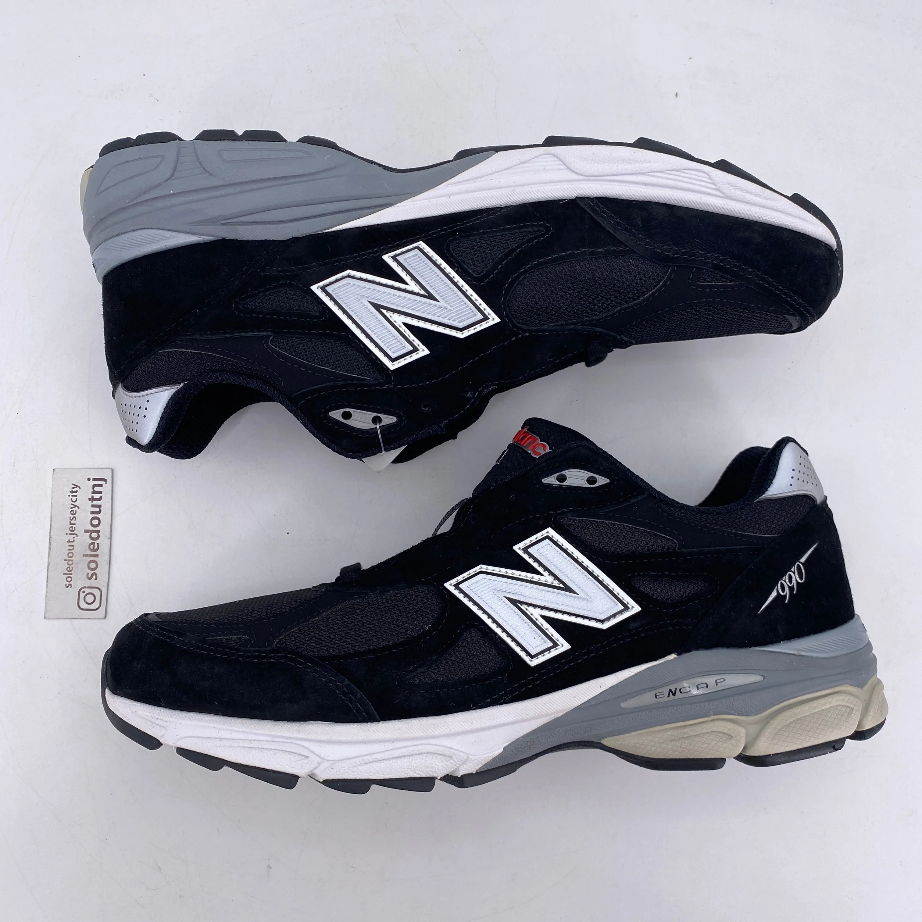 New Balance 990 Black  New Size 12