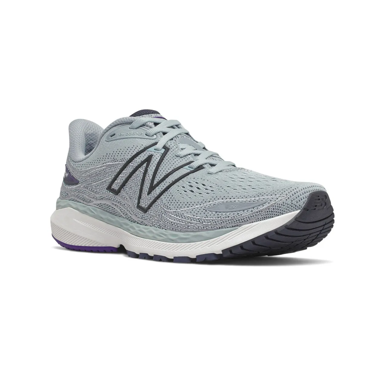 New Balance Men's Fresh Foam X 860v12 - Light Aluminum / Deep Violet