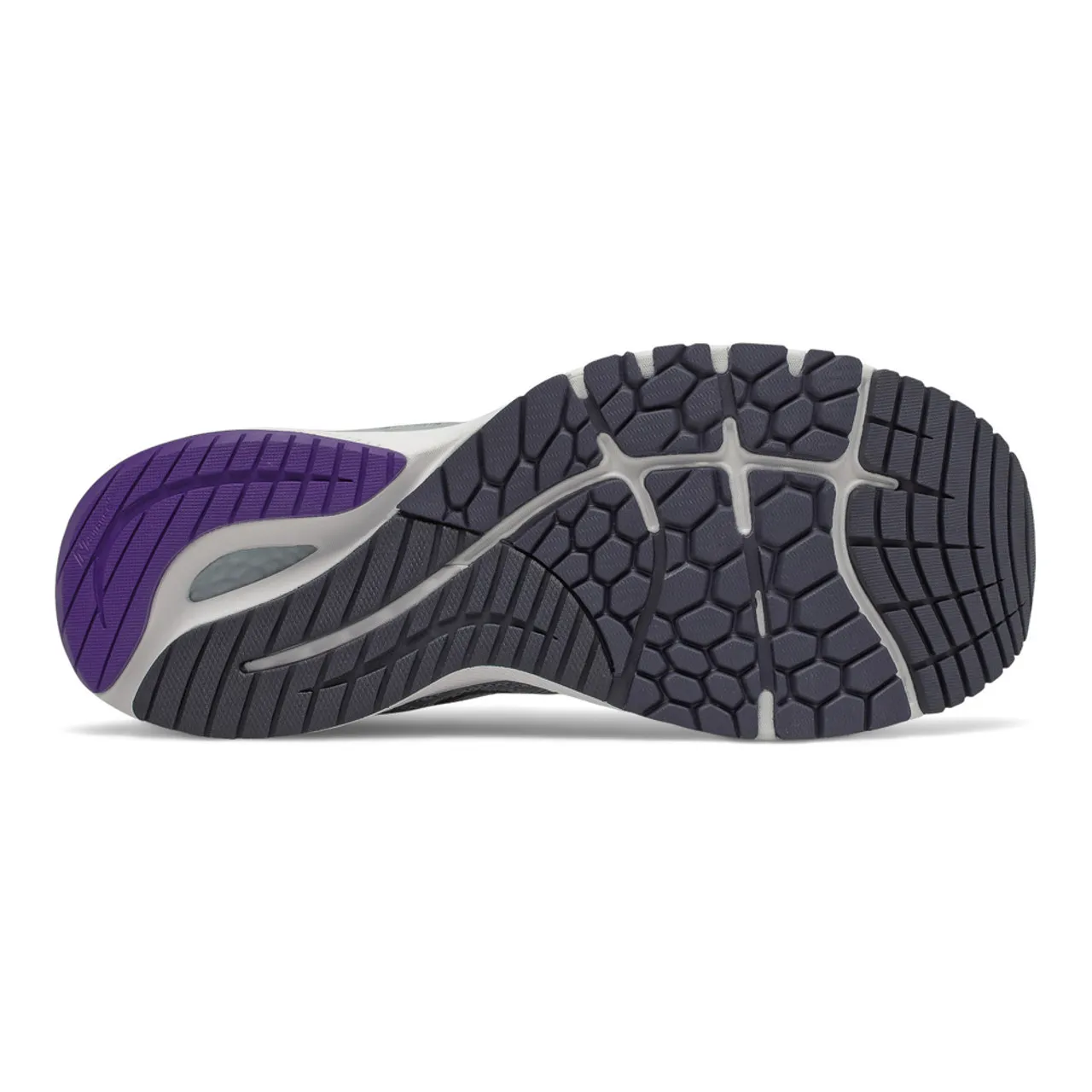 New Balance Men's Fresh Foam X 860v12 - Light Aluminum / Deep Violet