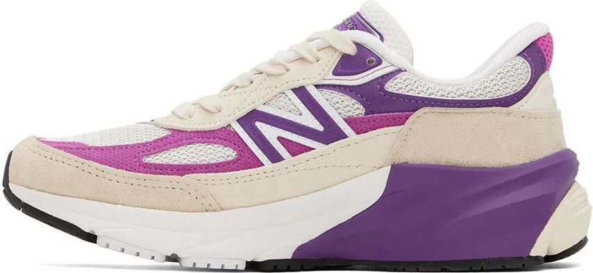 New Balance Purple & Off-White MADE in USA 990v6 Sneakers