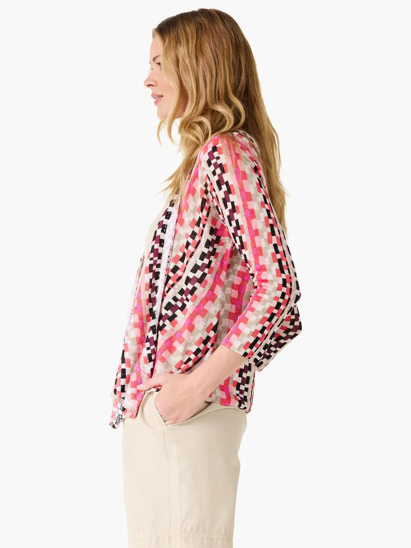 NIC+ZOE M241123 Pixel Sunset 4-Way Cardigan