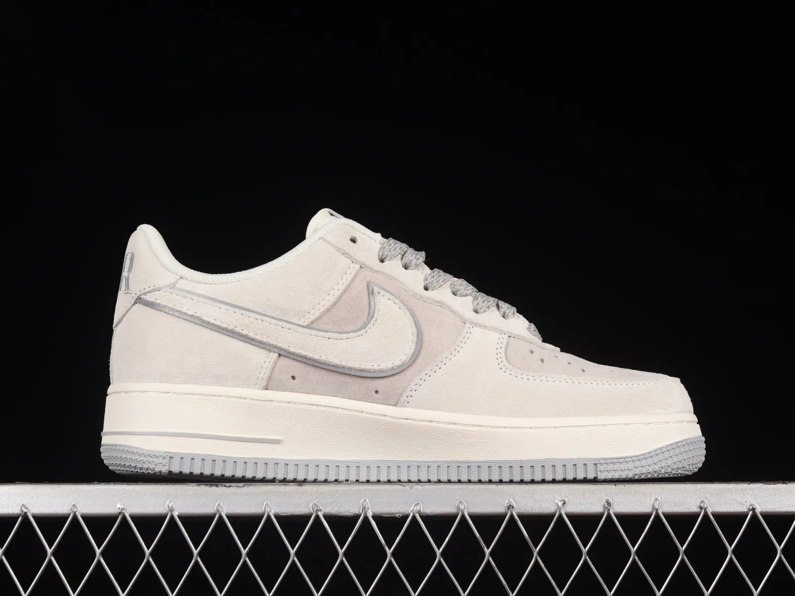 Nike Air Force 1 07 Low Four Horsemen PE Suede Dark Grey White DZ3696-005