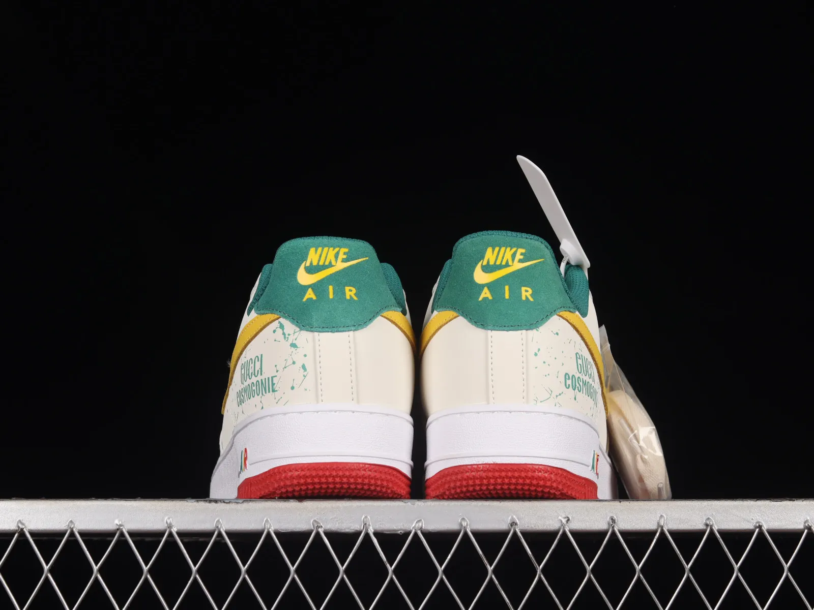 Nike Air Force 1 07 Low Green Gold White Red HX123-002