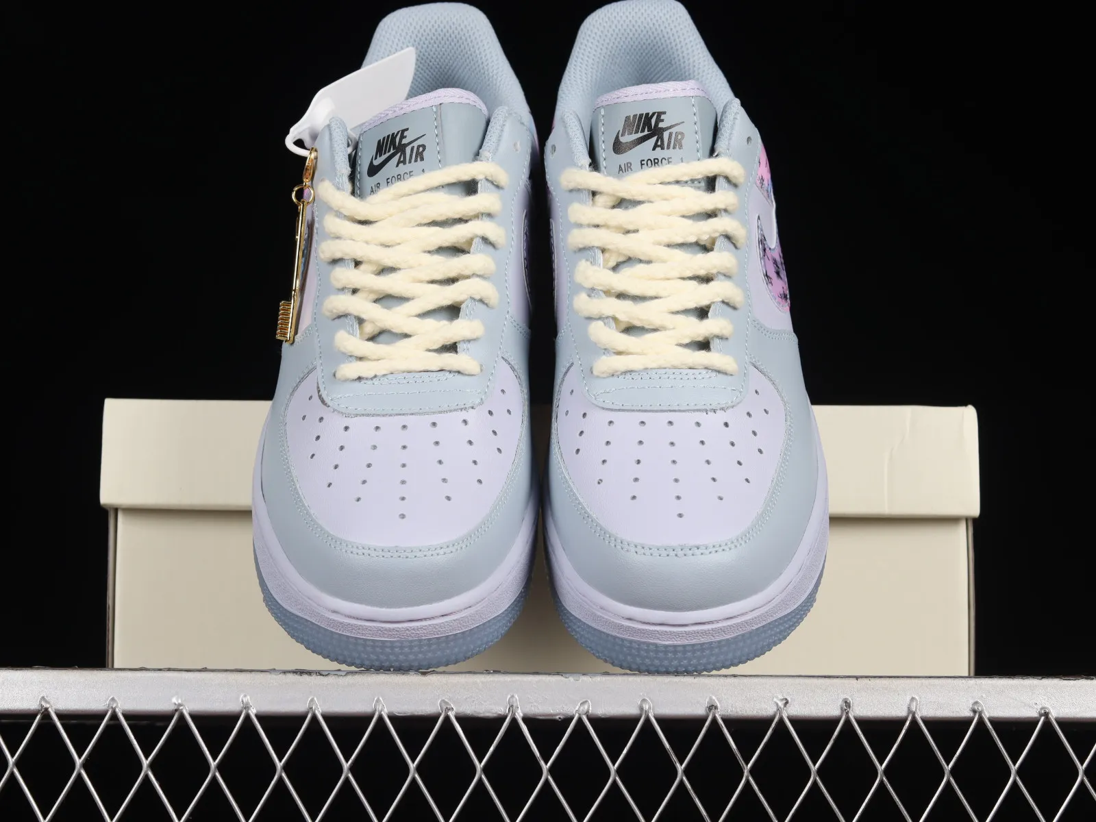 Nike Air Force 1 07 Low Purple Blue Black CW0088-222