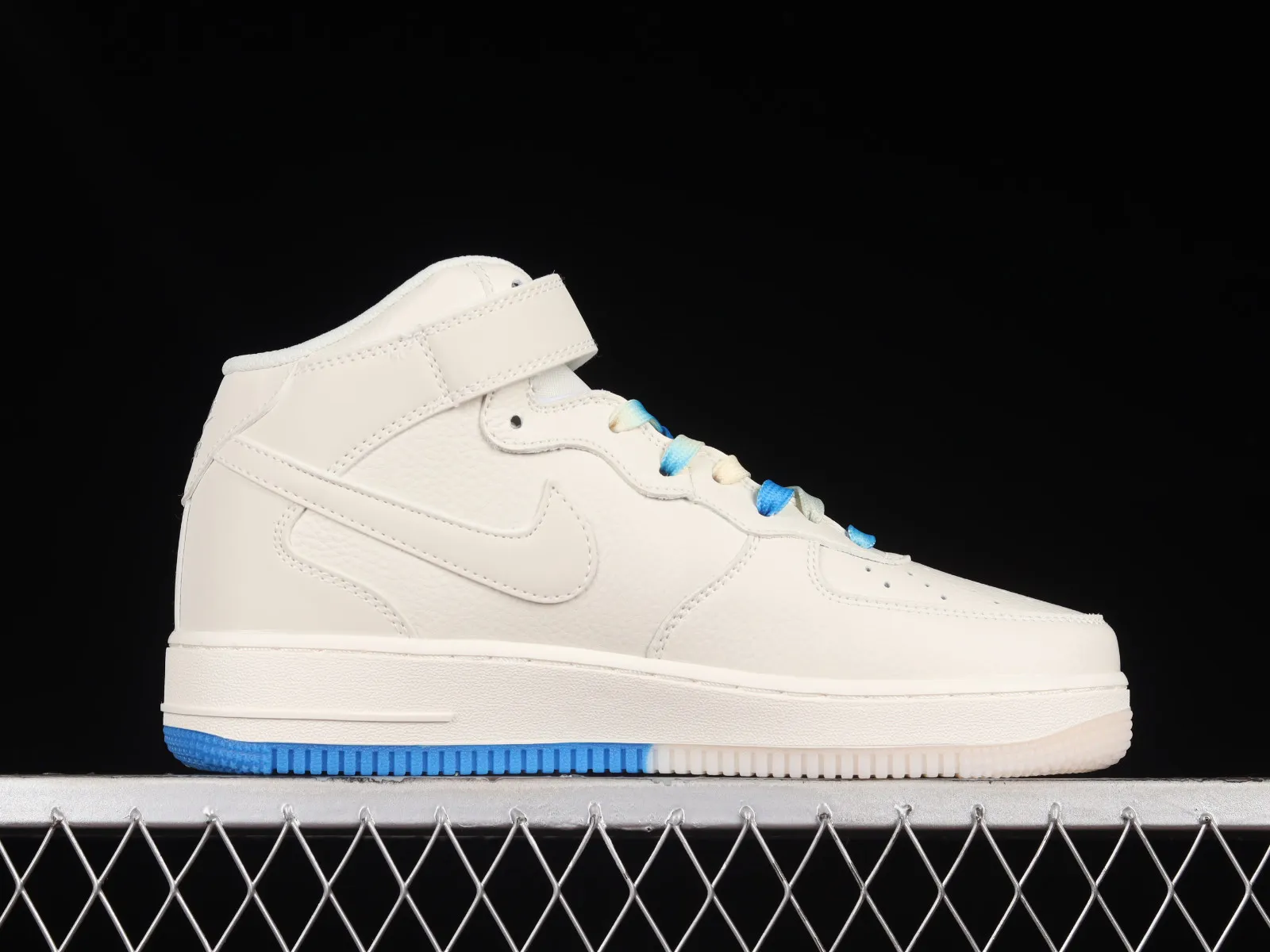 Nike Air Force 1 07 Mid Beige White Blue DW5696-893