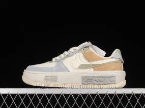 Nike Air Force 1 Fontanka Off White Grey Green CW6688-802