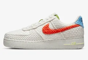 Nike Air Force 1 Hemp White Sail University Blue Orange DV2112-001