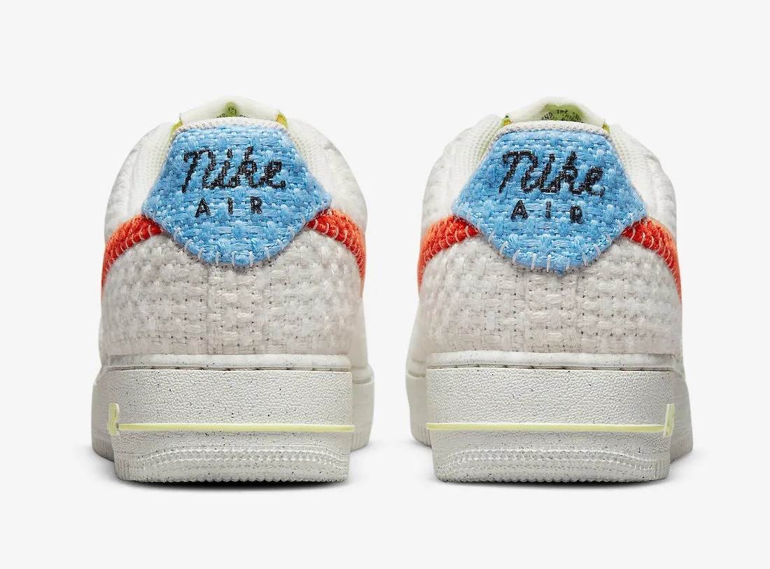 Nike Air Force 1 Hemp White Sail University Blue Orange DV2112-001