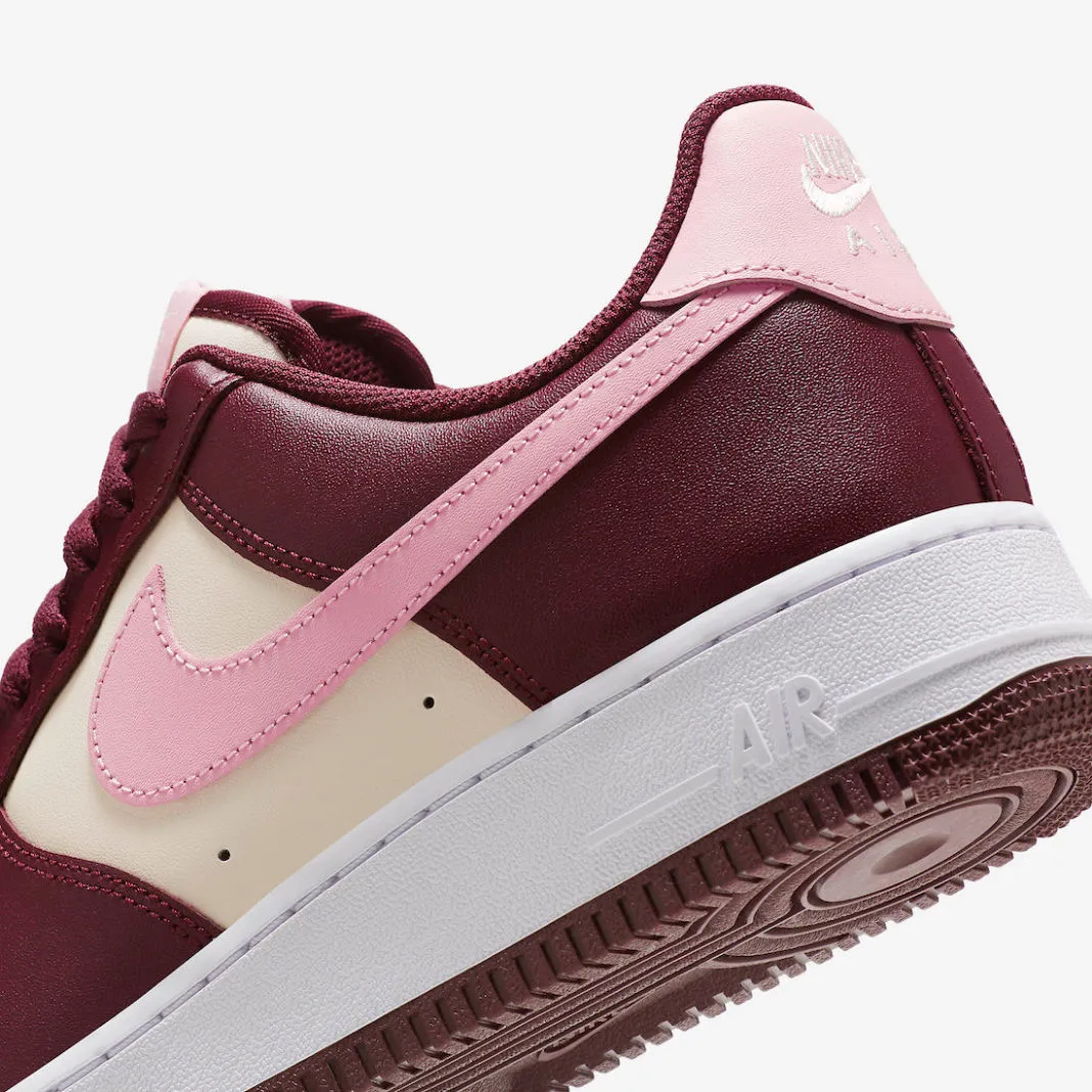 Nike Air Force 1 Low 07 Valentine's Day Light Ivory Medium Pink White FD9925-161