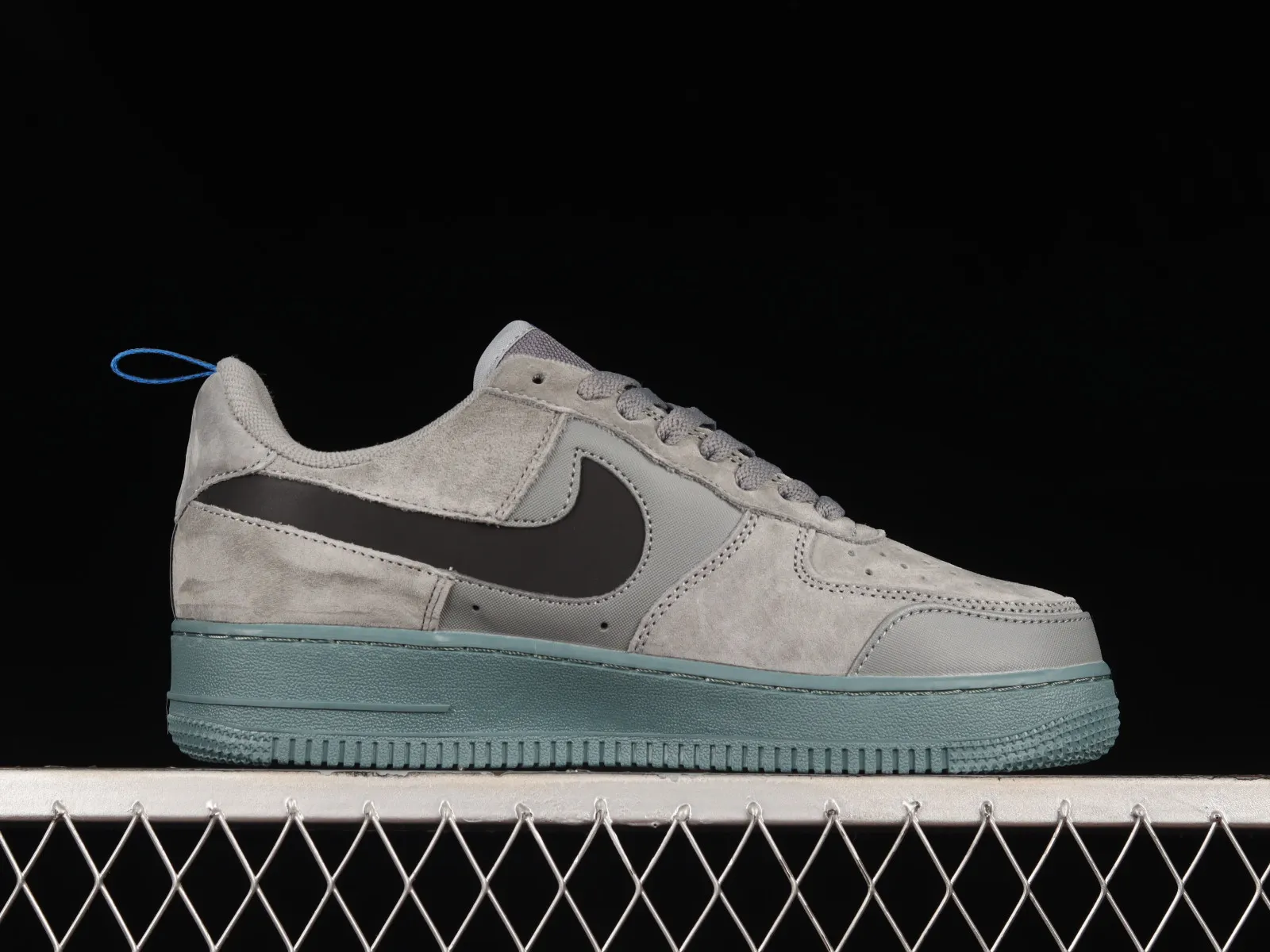 Nike Air Force 1 Low Suede Swoosh Grey Green DD6709-002