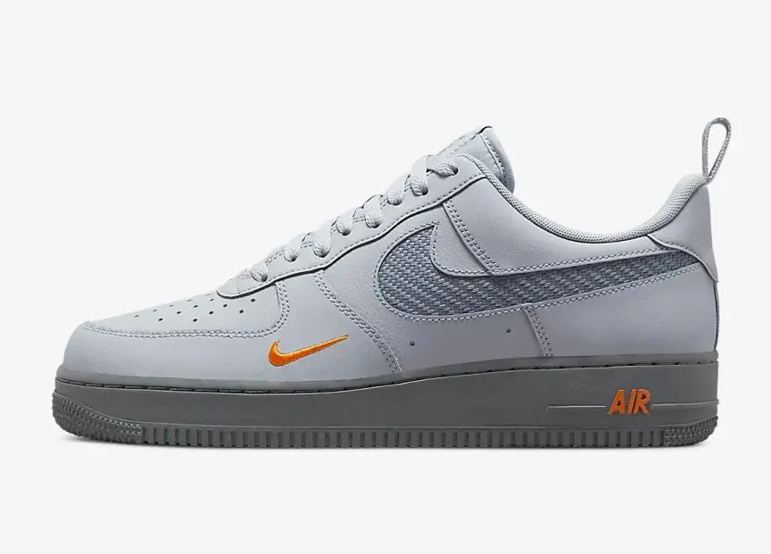 Nike Air Force 1 Low Wolf Grey Kumquat White DR0155-001