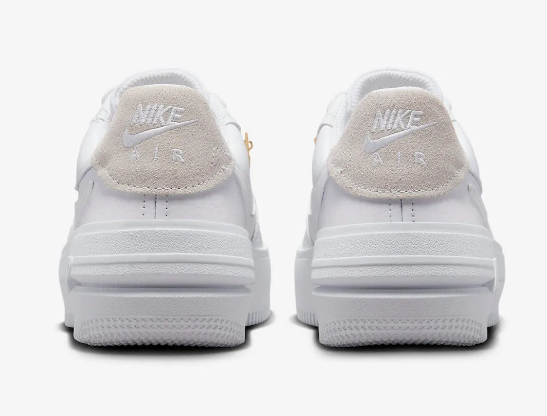 Nike Air Force 1 PLT.AF.ORM Bling Metallic Gold Summit White FB8473-100