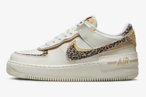 Nike Air Force 1 Shadow Leopard Sail Sesame Black Multi-Color CI0919-120