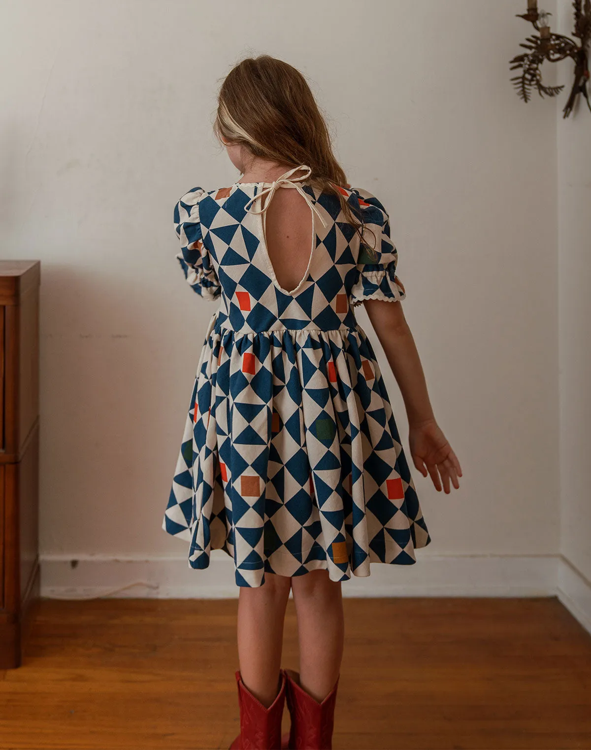 Noble Organic Franny Dress in Dorothy's Quilt