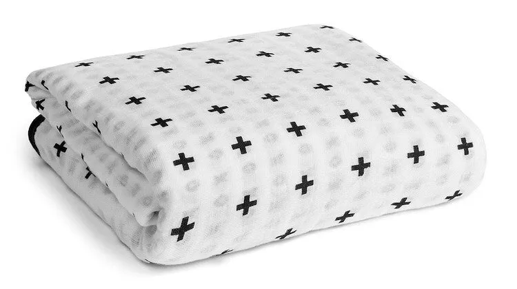 Organic Quilt -  REVERSIBLE Swiss Cross + XO