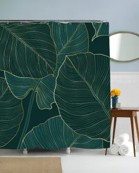 Palm Leaves Shower Curtain