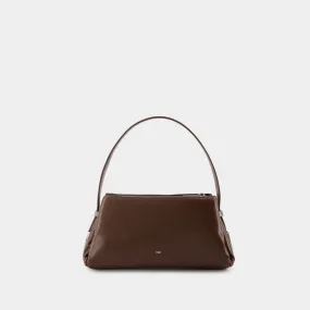 Pillow Mini Shoulder Bag - Osoi - Leather - Choco Brown