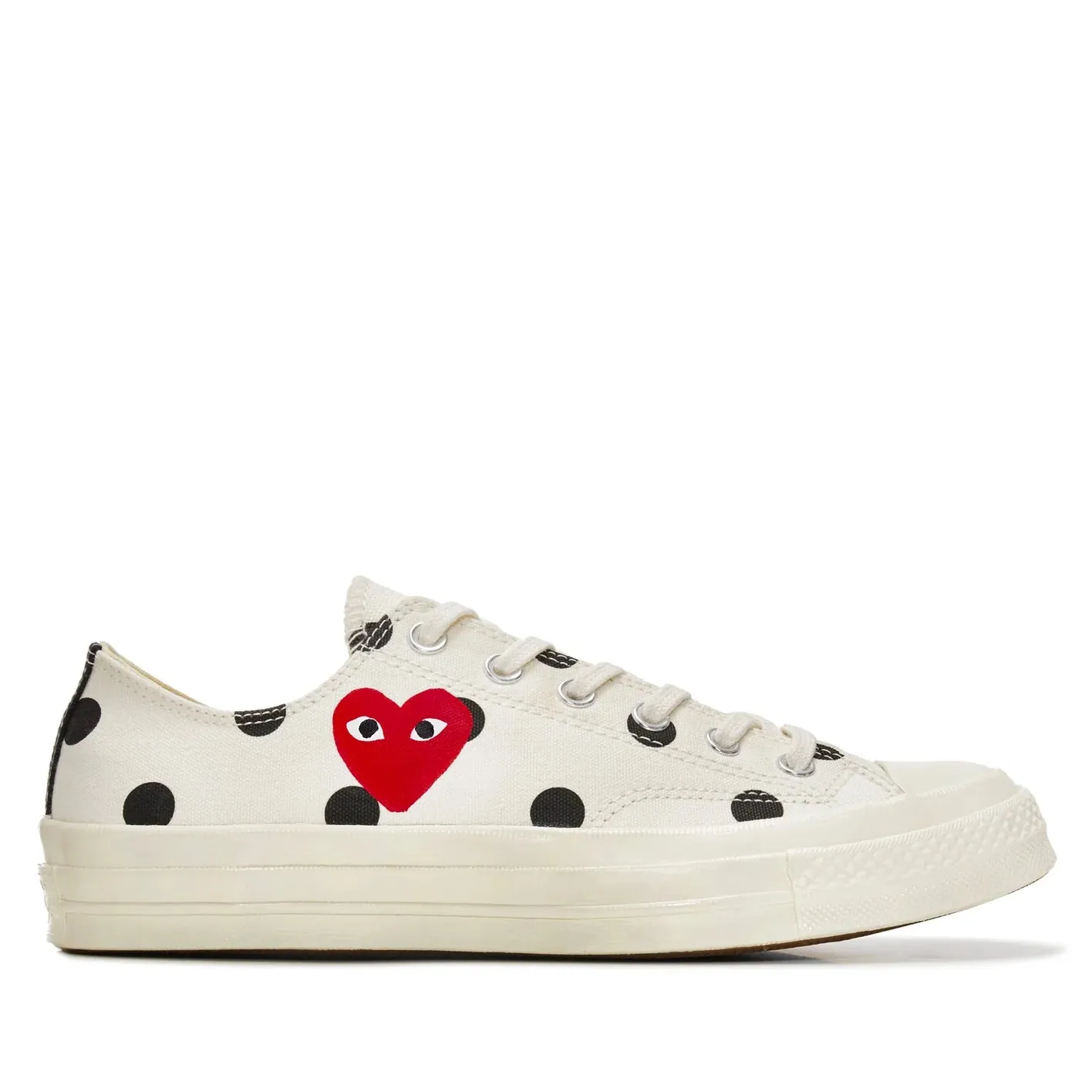 Play Converse  Polka Dot Red Heart Chuck Taylor All Star ’70 Low Sneakers White 