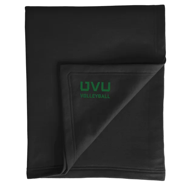 Port & Company Core Fleece Sweatshirt Blanket- UVU Volleyball