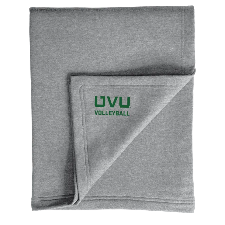 Port & Company Core Fleece Sweatshirt Blanket- UVU Volleyball