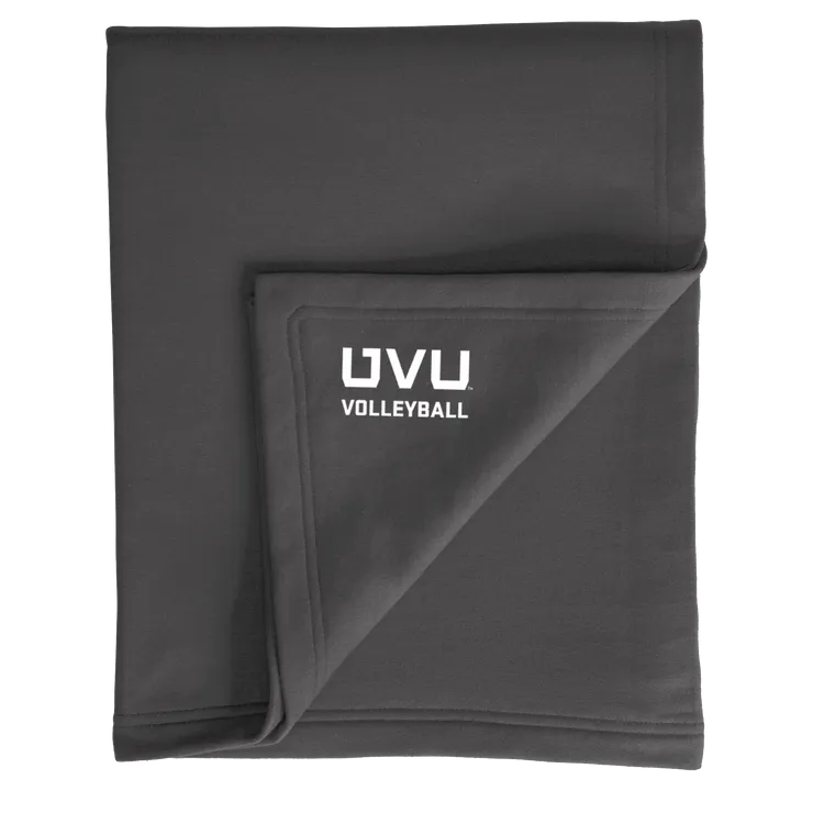 Port & Company Core Fleece Sweatshirt Blanket- UVU Volleyball