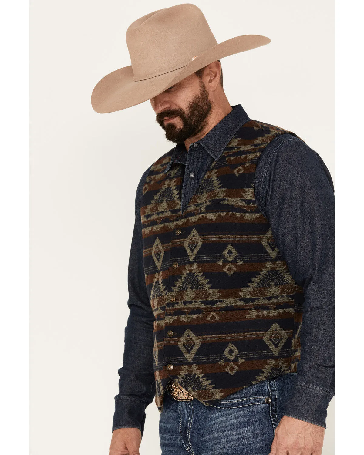 Product Name:  Cody James Men's Dakota Southwestern Jacquard Vest