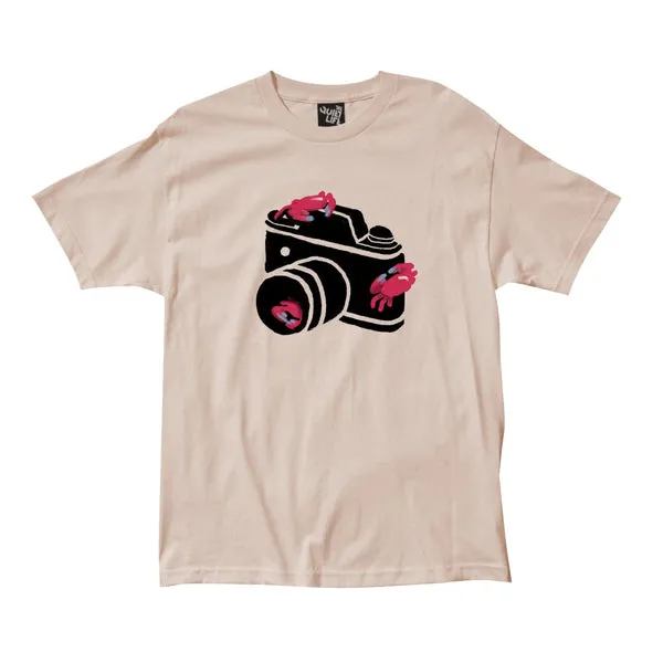 Quiet Life Camera Crabs Tee - Sand