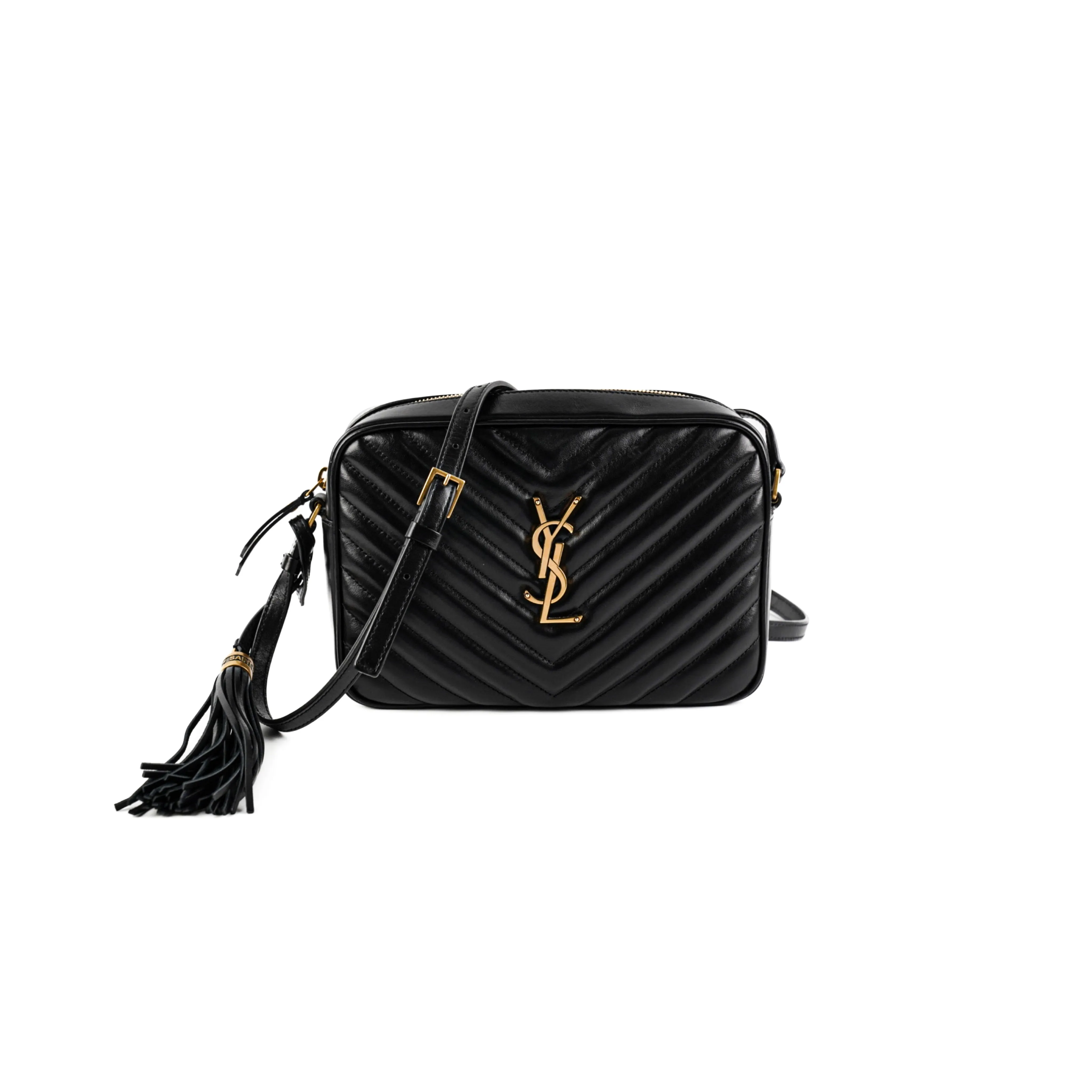 Saint Laurent Medium Camera Lou Black Bag