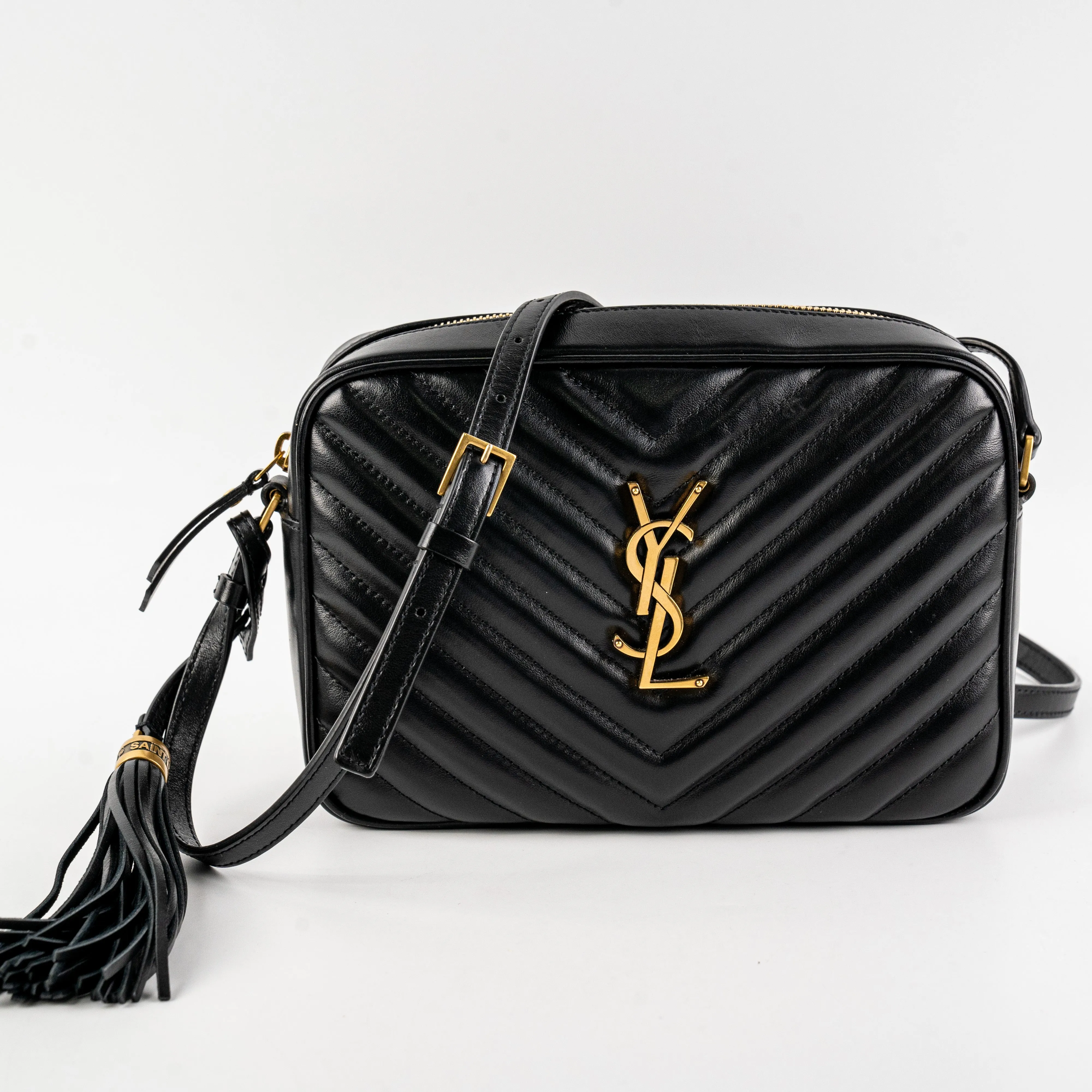 Saint Laurent Medium Camera Lou Black Bag