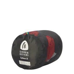 Sierra Designs Synthesis 20 Regular Sleeping Bag Red / Black