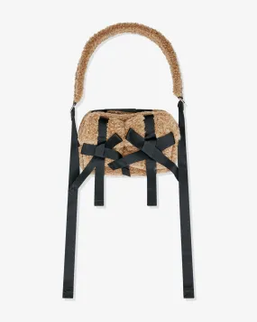 Simone Rocha Women's Classic Bow Crossbody Bag  Brown