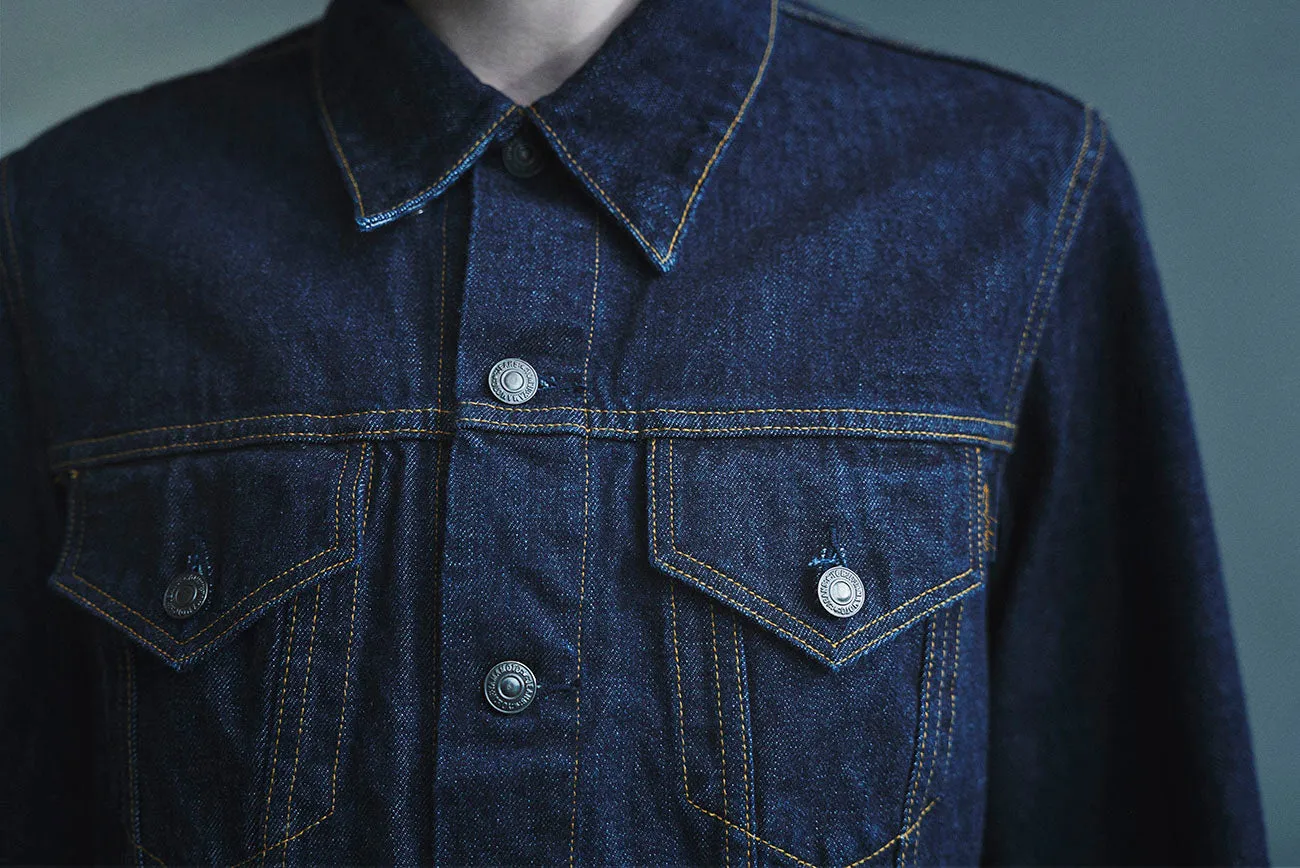 SP 14OZ DENIM BUTTON-DOWN JACKET