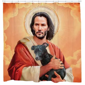 St Keanu Shower Curtain