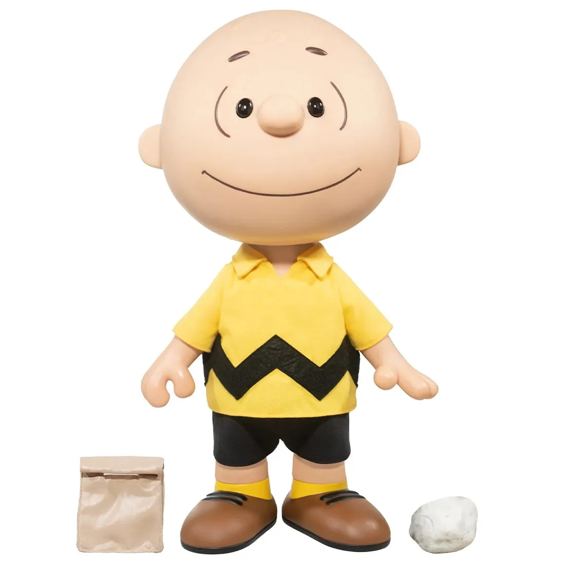 Super7 x Peanuts Charlie Brown Supersized Figure - Ghost Sheet (black / white)