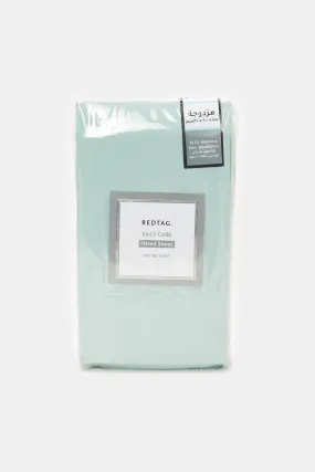 Teal Solid Fitted Sheet (Double Size)