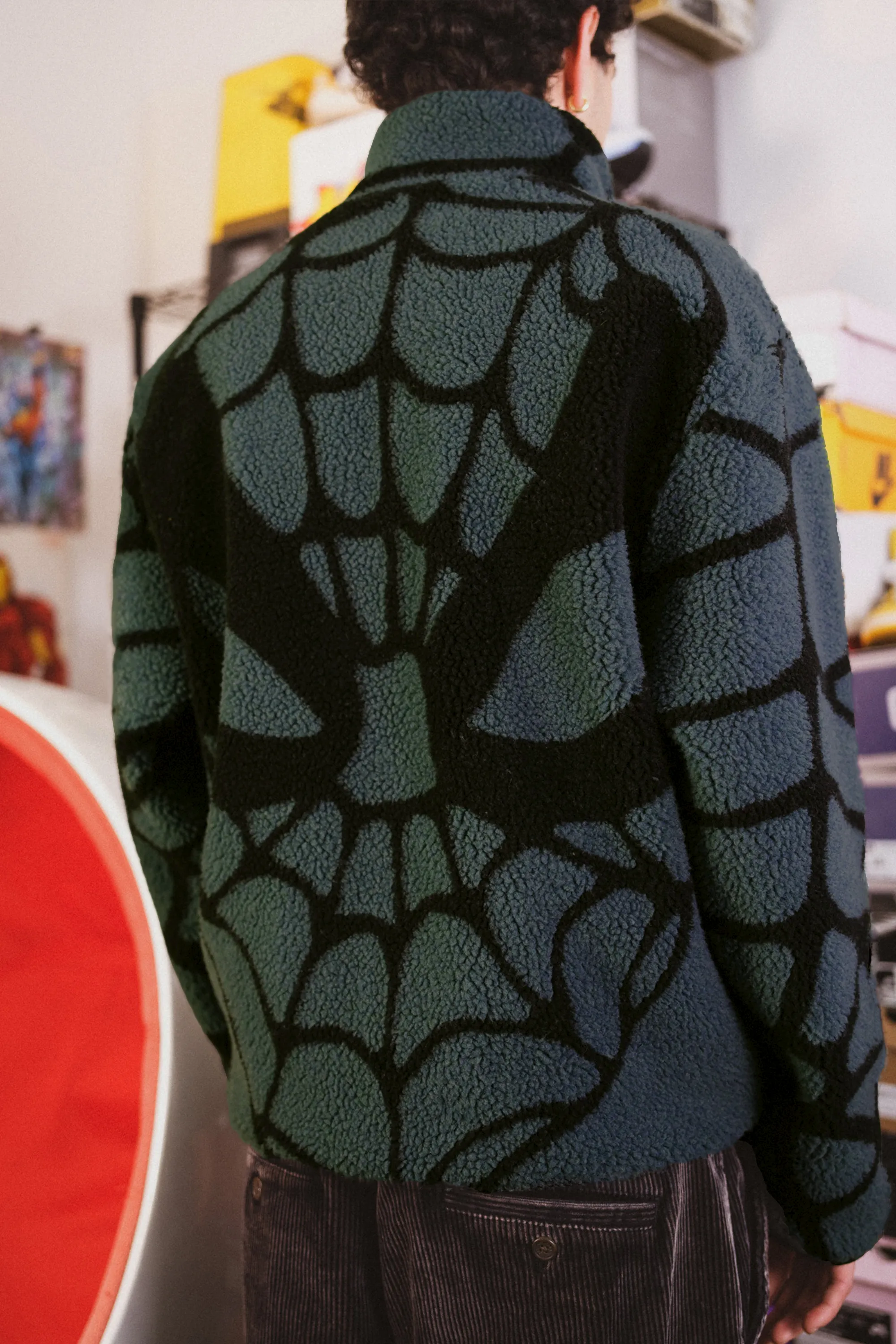 TF x Marvel Spider-Man Sherpa Jacket