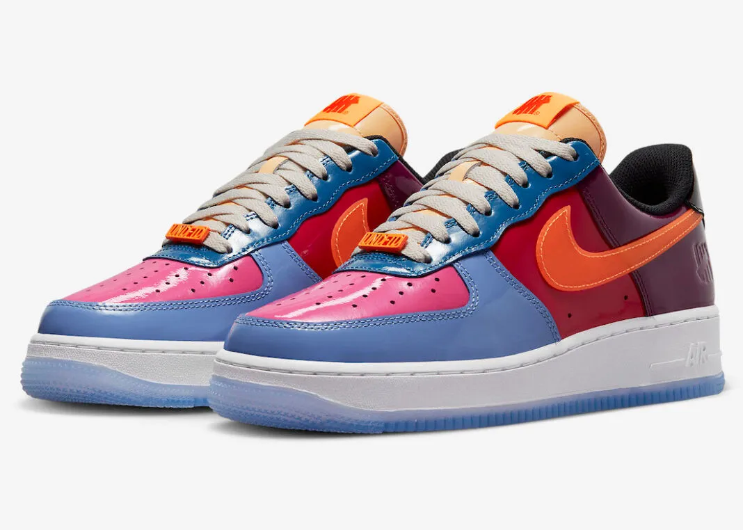 Undefeated x Nike Air Force 1 Low Multi Patent DV5255-400