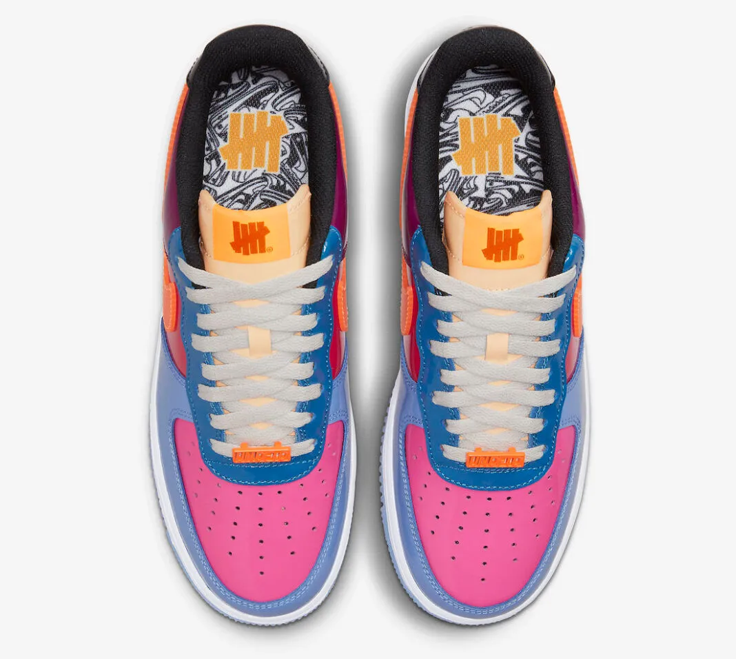 Undefeated x Nike Air Force 1 Low Multi Patent DV5255-400