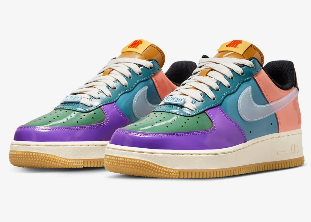 Undefeated x Nike Air Force 1 Low SP Multi-Patent Total Orange DV5255-500