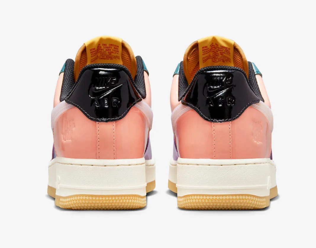 Undefeated x Nike Air Force 1 Low SP Multi-Patent Total Orange DV5255-500