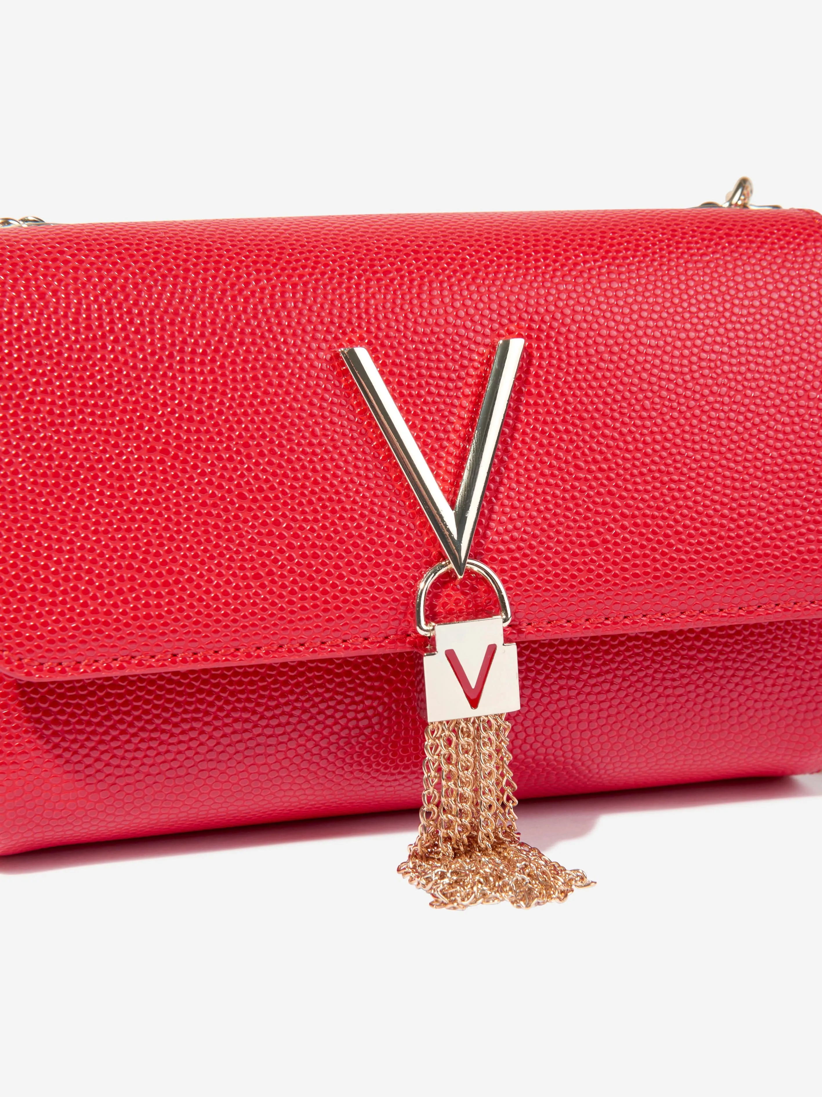 Valentino Girls Divina Crossbody Bag in Red (23.9cm)