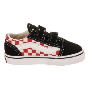 Vans    bad bad bad bad bad bad  toddler old skool v checkerboard